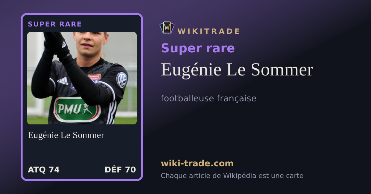 Eugénie Le Sommer — carte Super rare