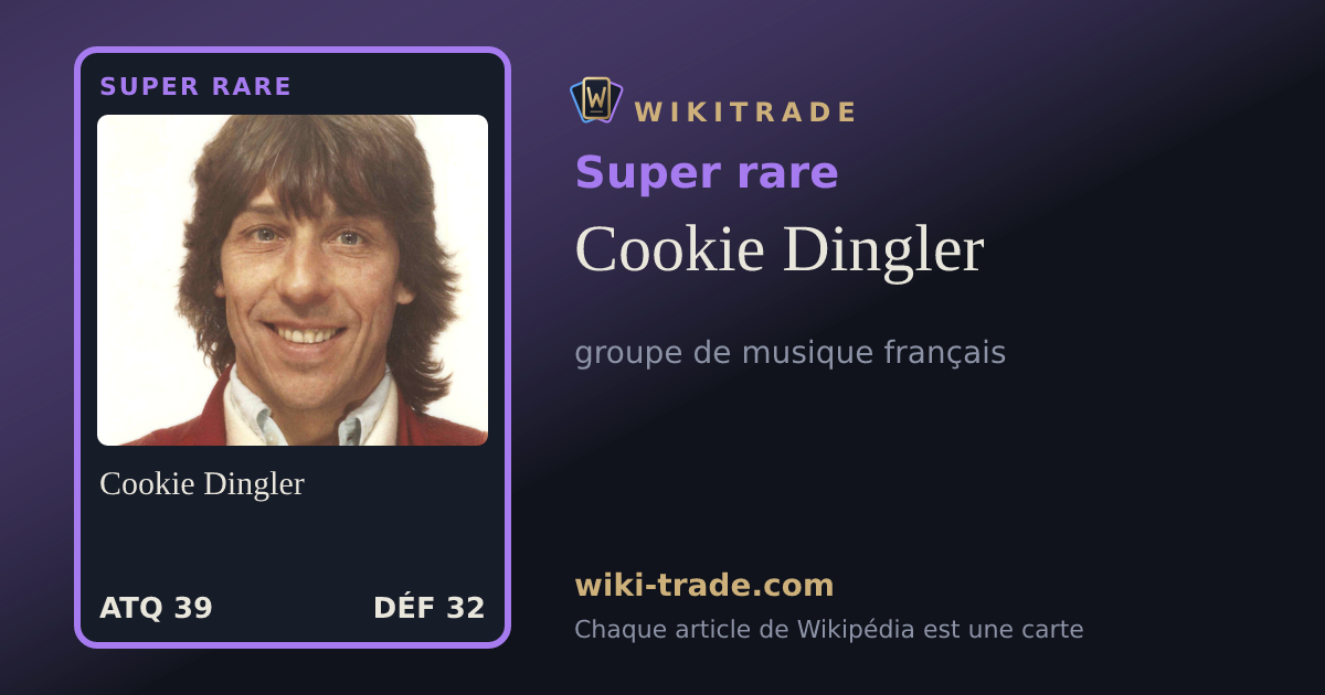 Cookie Dingler — carte Super rare