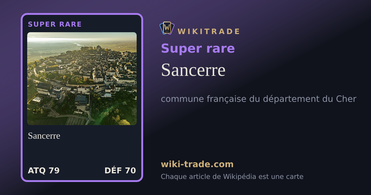Sancerre — carte Super rare