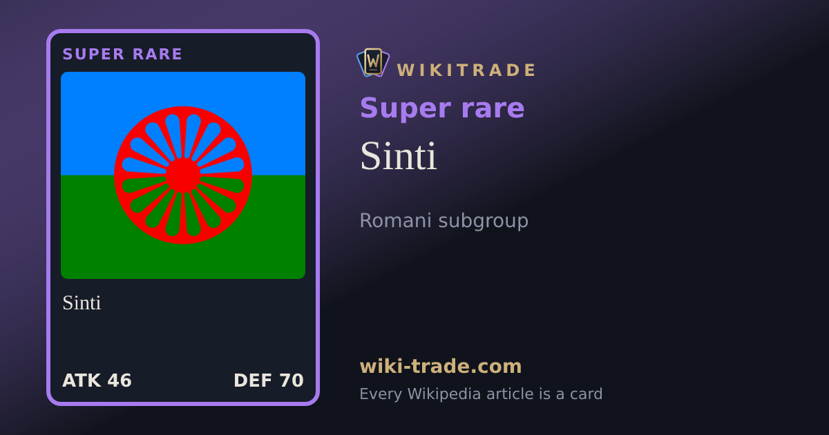 Sinti — Super rare card