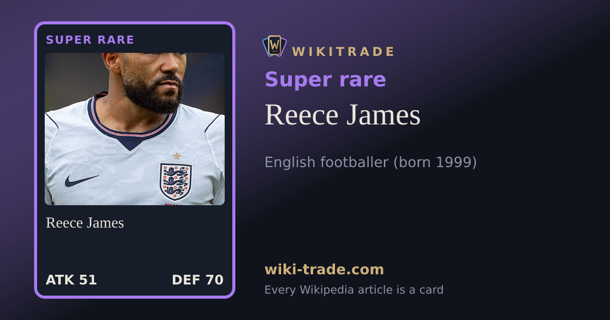 Reece James — Super rare card