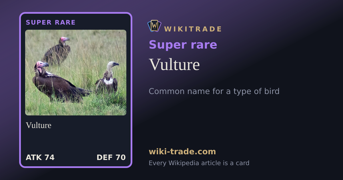 Vulture — Super rare card