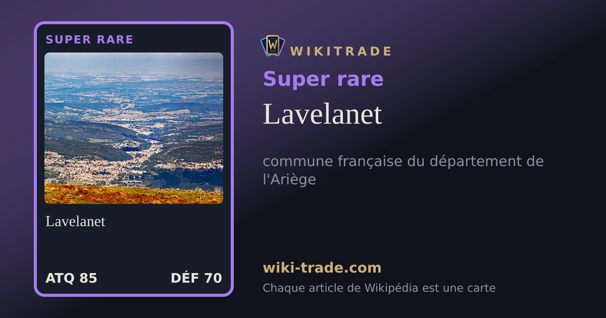 Lavelanet — carte Super rare
