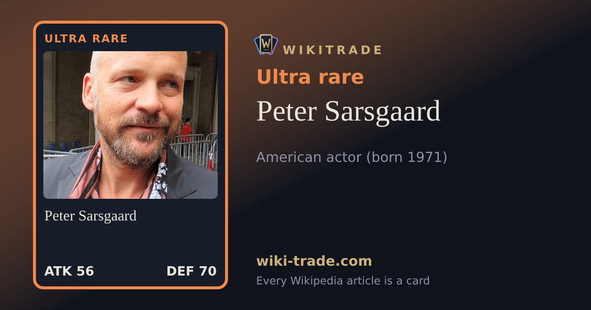 Peter Sarsgaard — Ultra rare card