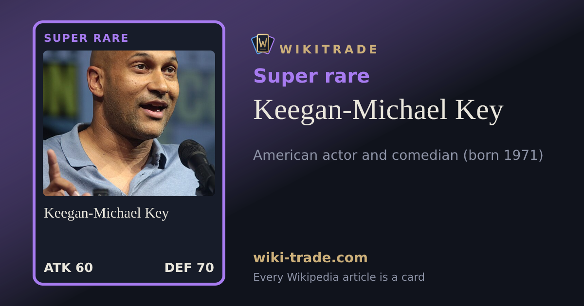 Keegan-Michael Key — Super rare card