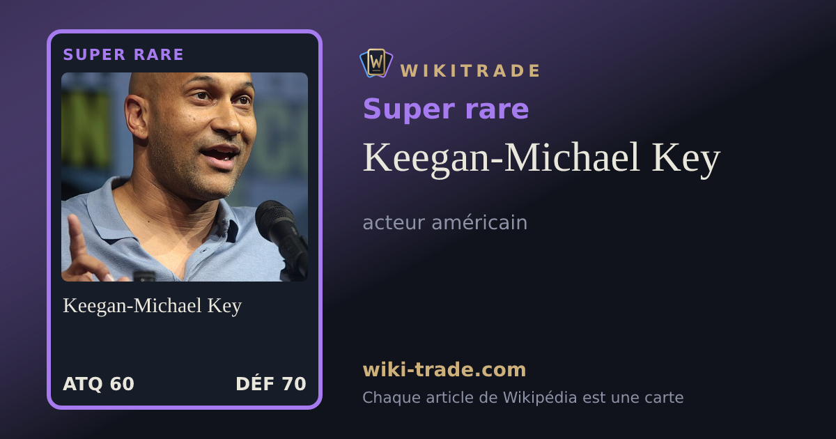 Keegan-Michael Key — carte Super rare