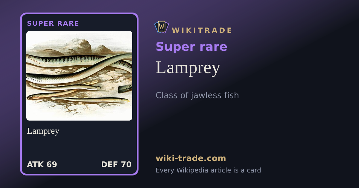 Lamprey — Super rare card