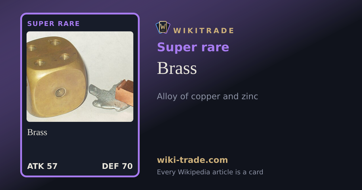 Brass — Super rare card