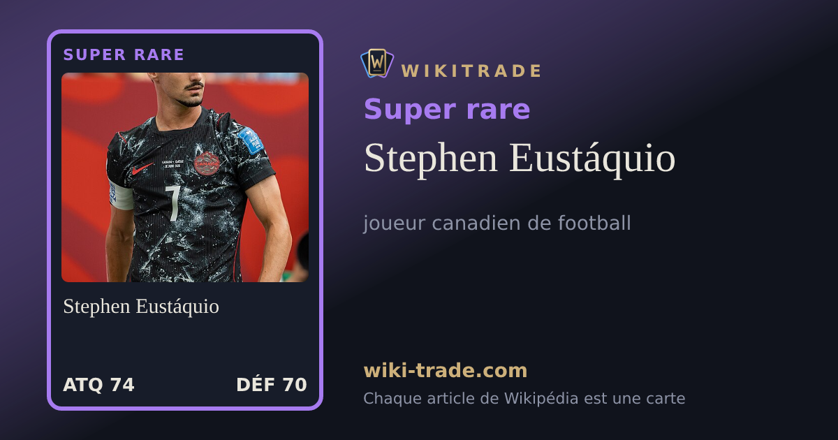 Stephen Eustáquio — carte Super rare
