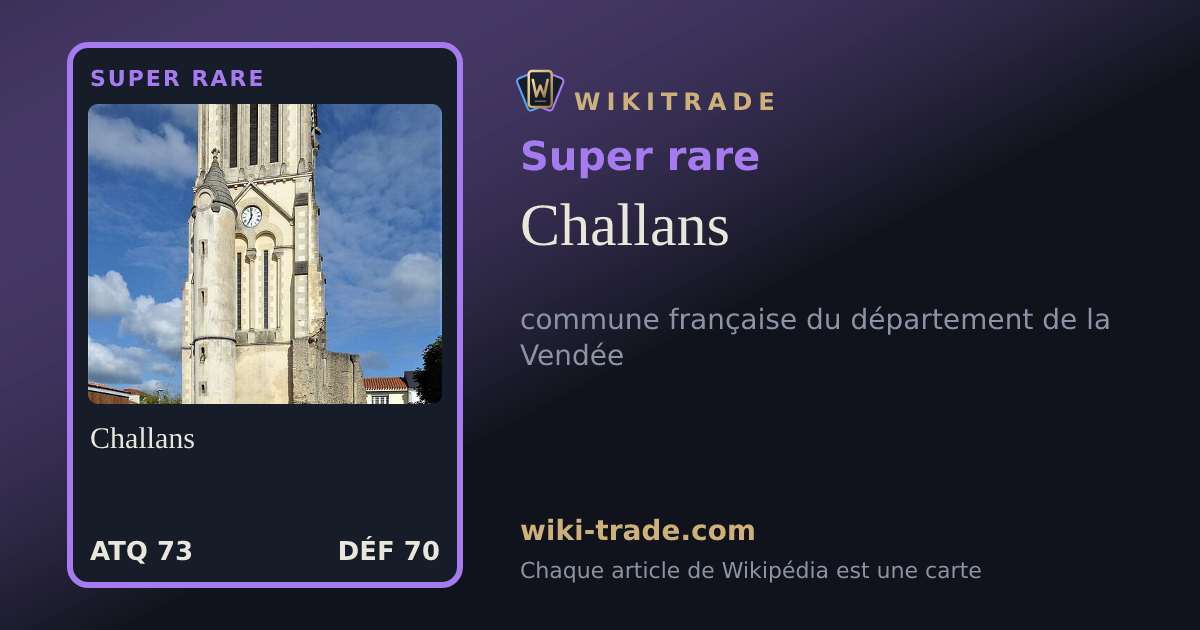 Challans — carte Super rare