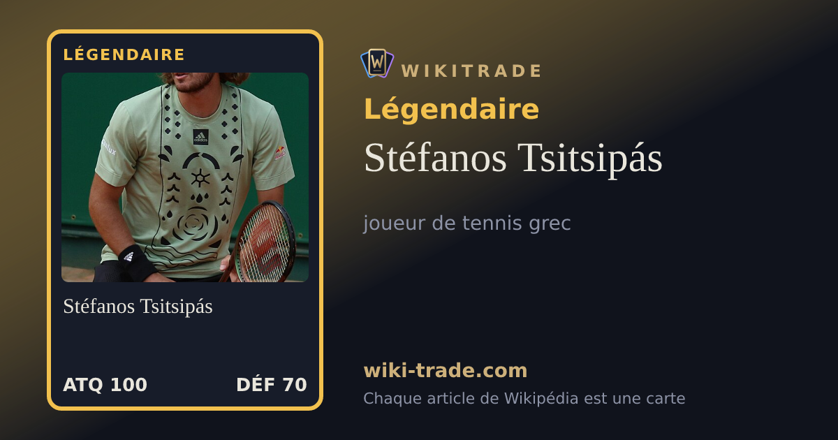 Stéfanos Tsitsipás — carte Légendaire