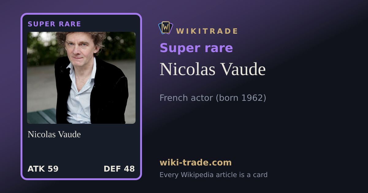 Nicolas Vaude — Super rare card
