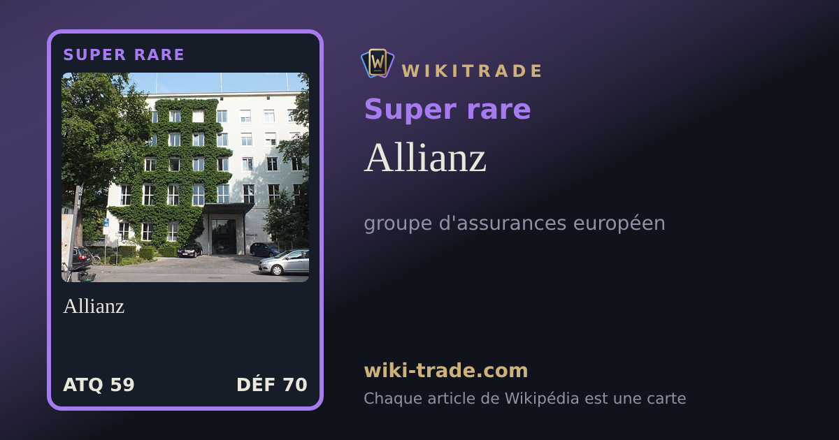 Allianz — carte Super rare