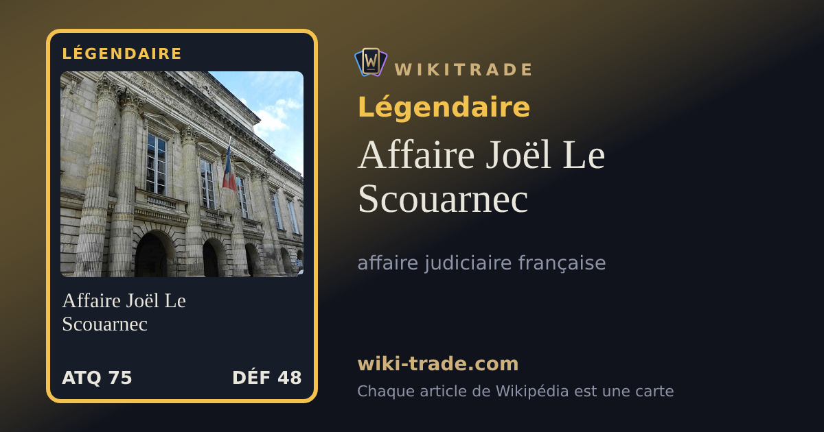 Affaire Joël Le Scouarnec — carte Légendaire