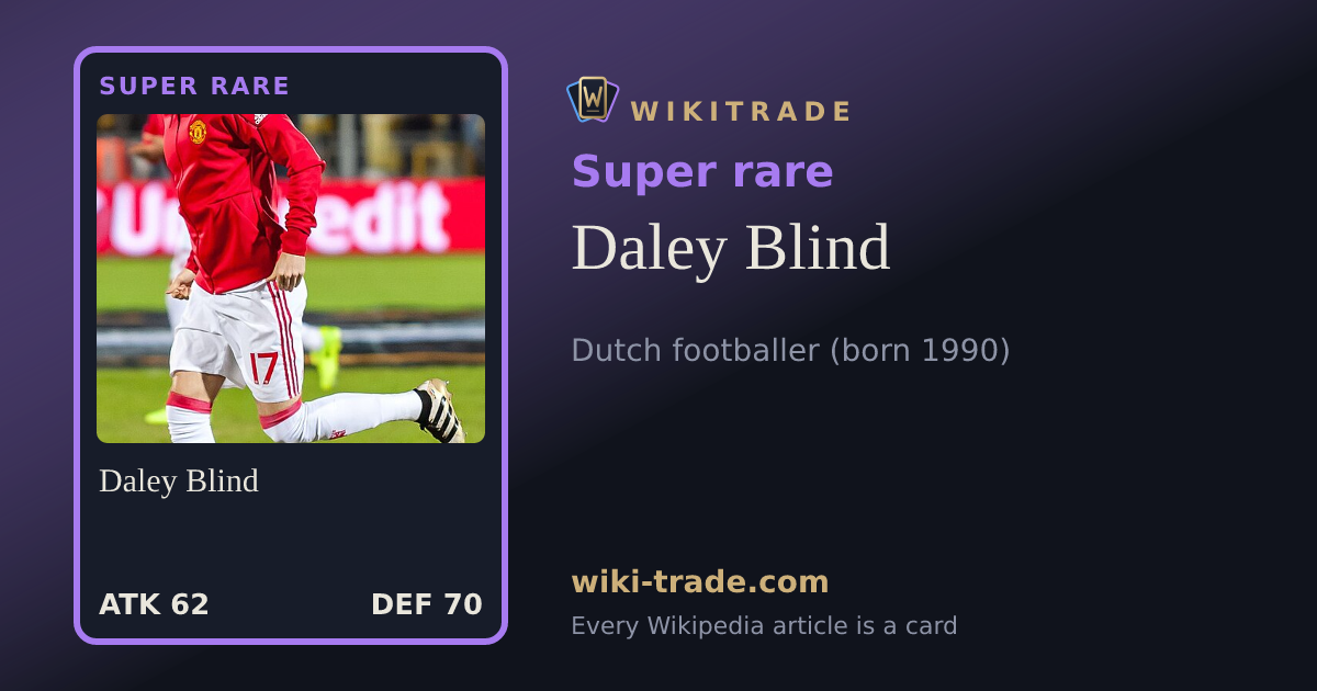 Daley Blind — Super rare card