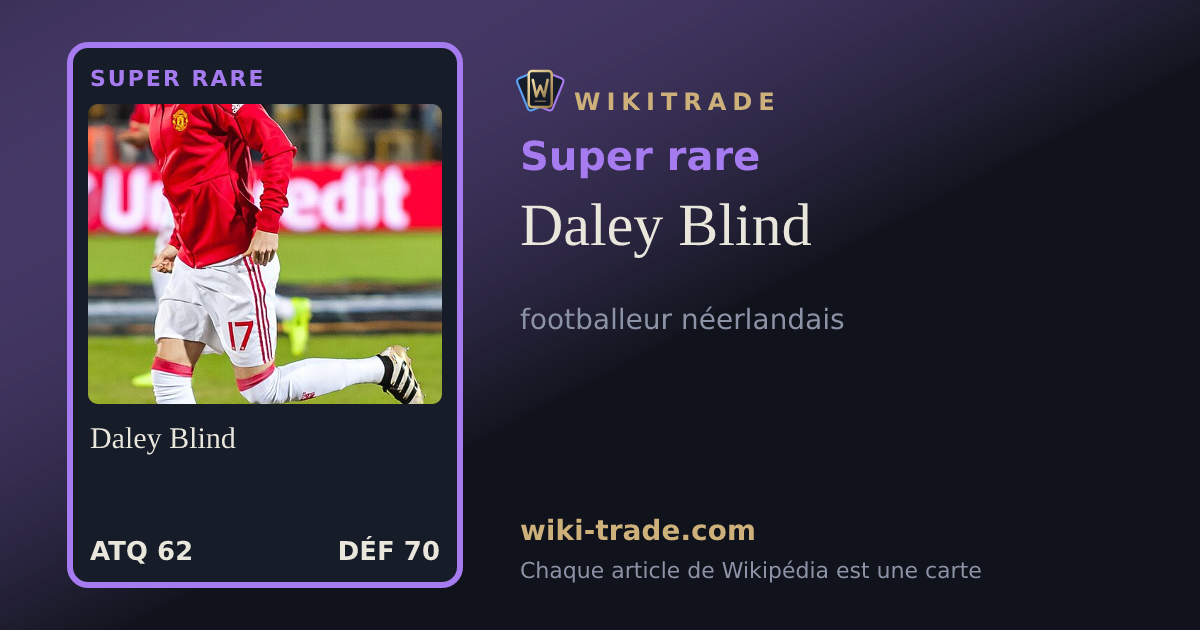 Daley Blind — carte Super rare