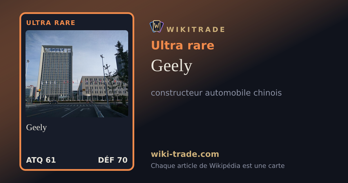 Geely — carte Ultra rare