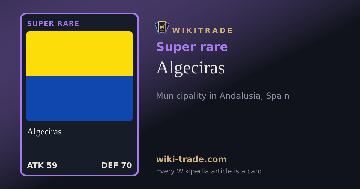 Algeciras — Super rare card