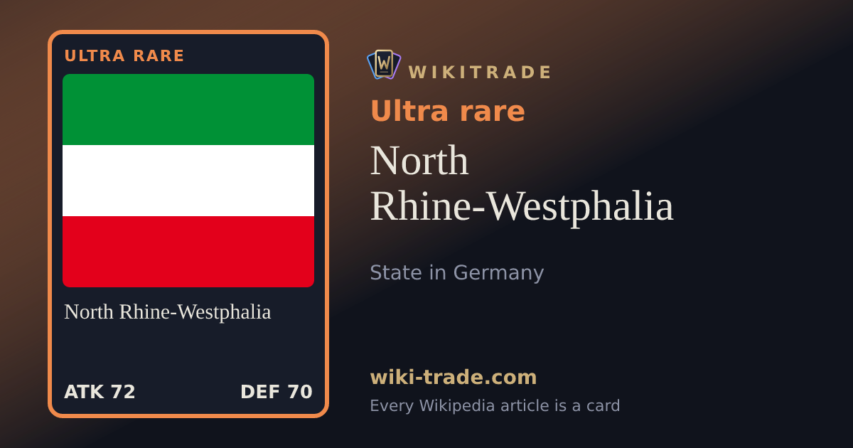 North Rhine-Westphalia — Ultra rare card