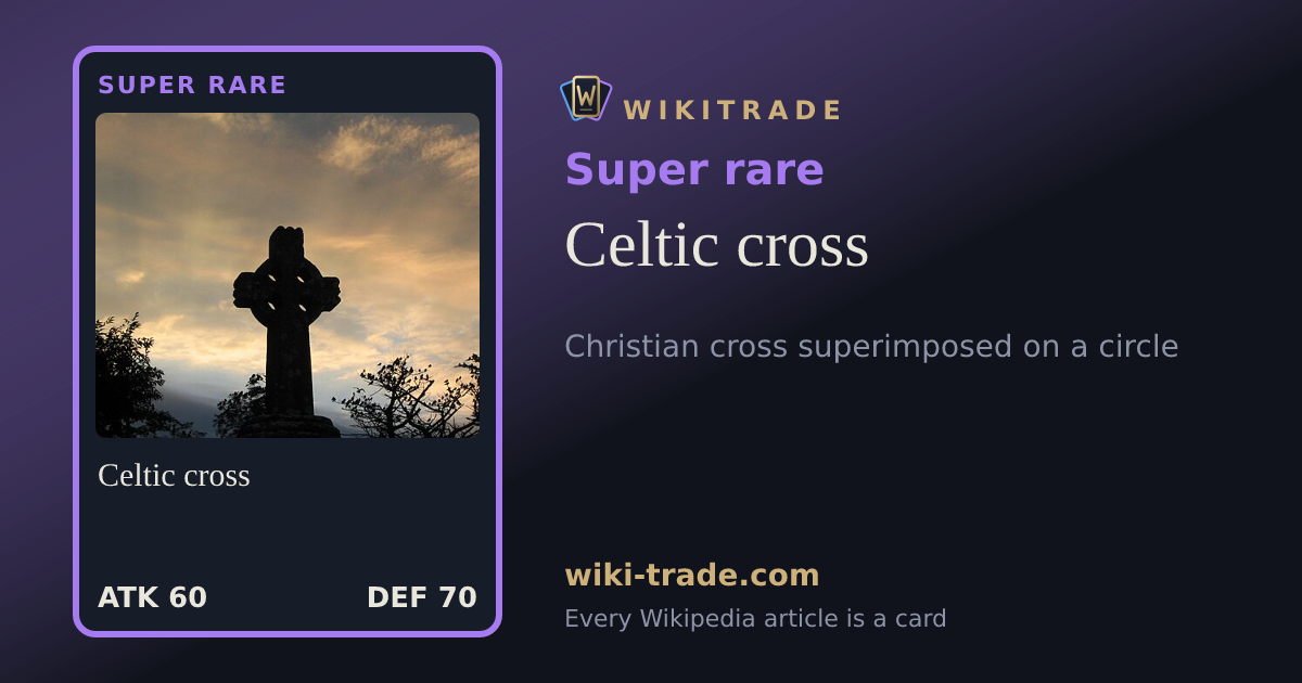 Celtic cross — Super rare card