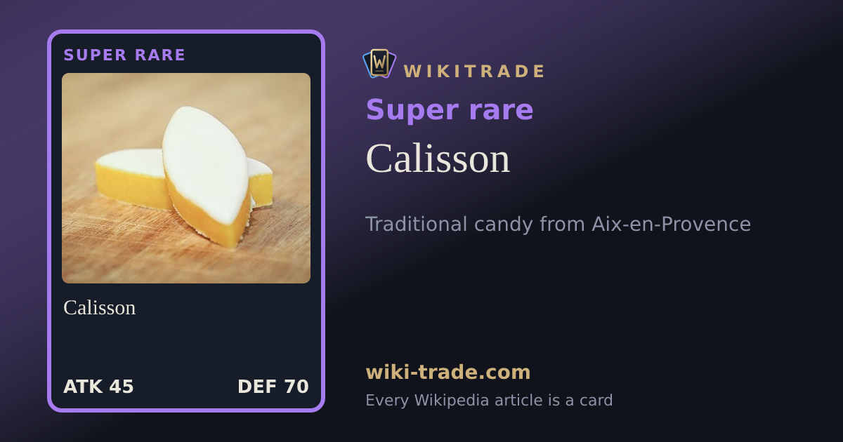 Calisson — Super rare card