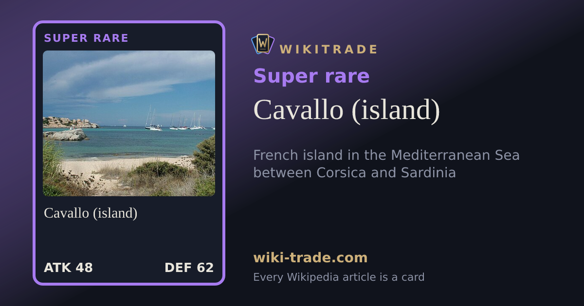 Cavallo (island) — Super rare card