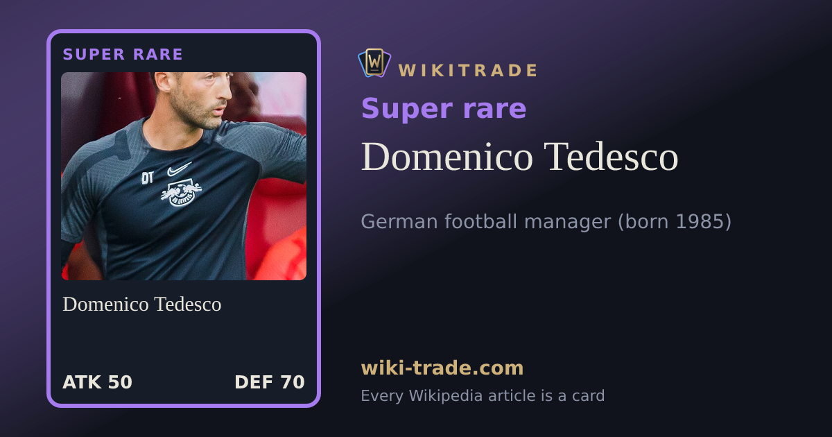 Domenico Tedesco — Super rare card
