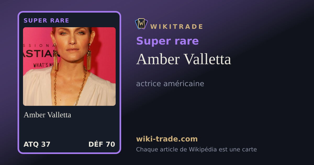 Amber Valletta — carte Super rare