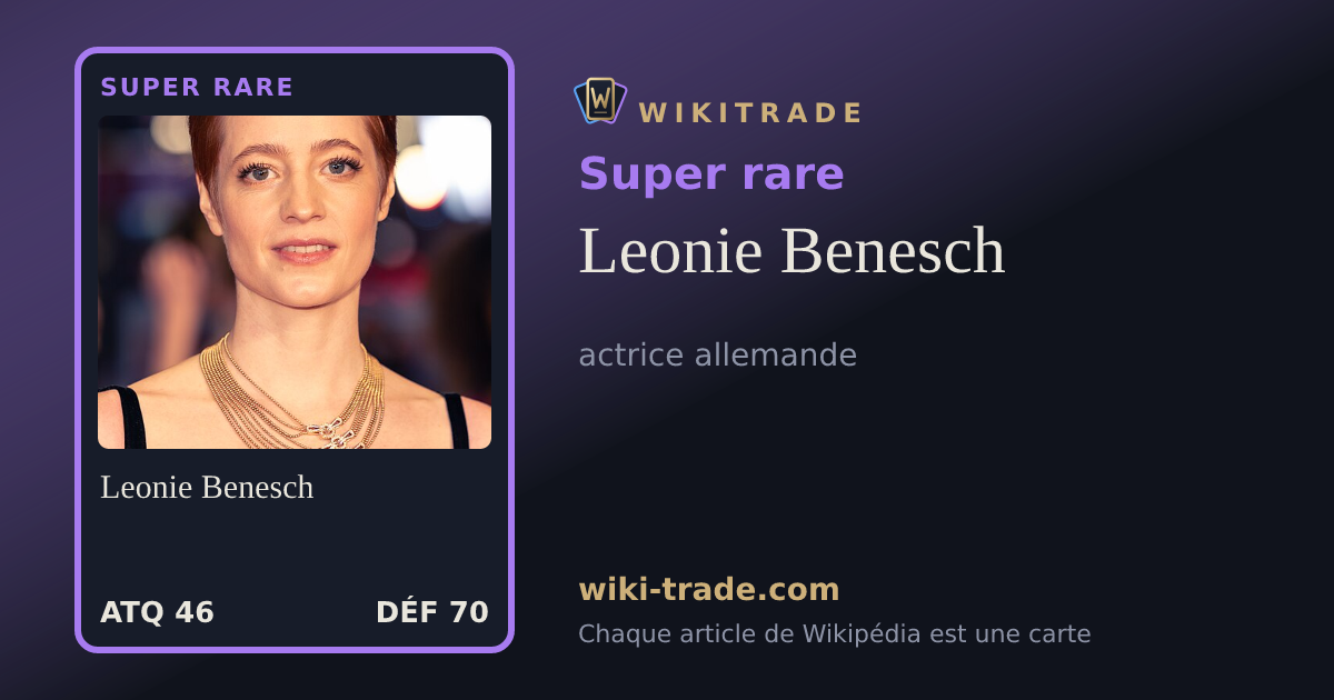 Leonie Benesch — carte Super rare