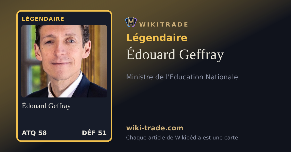 Édouard Geffray — carte Légendaire