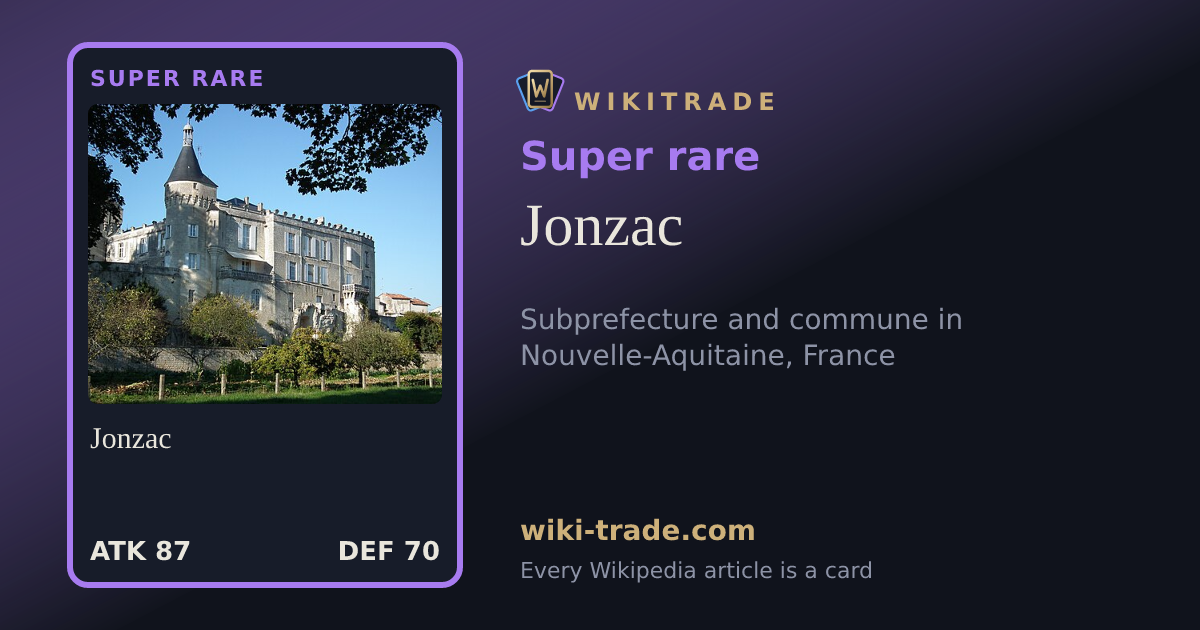 Jonzac — Super rare card