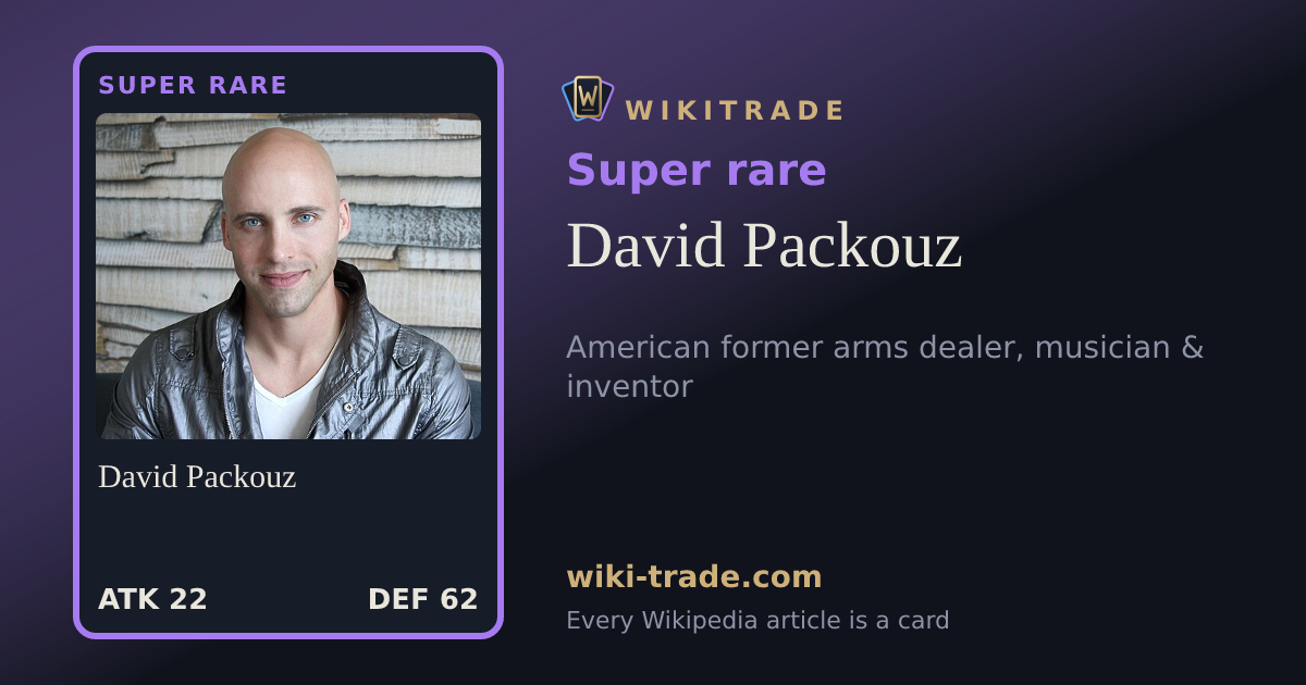 David Packouz — Super rare card
