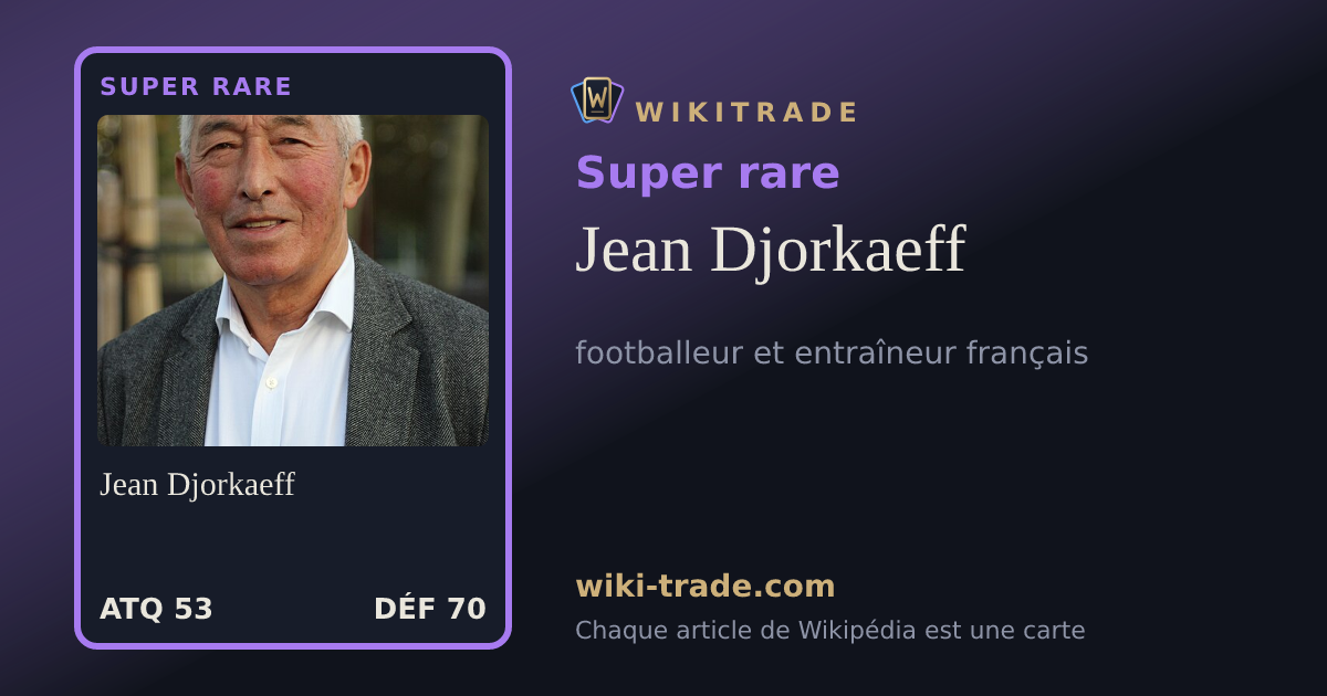 Jean Djorkaeff — carte Super rare