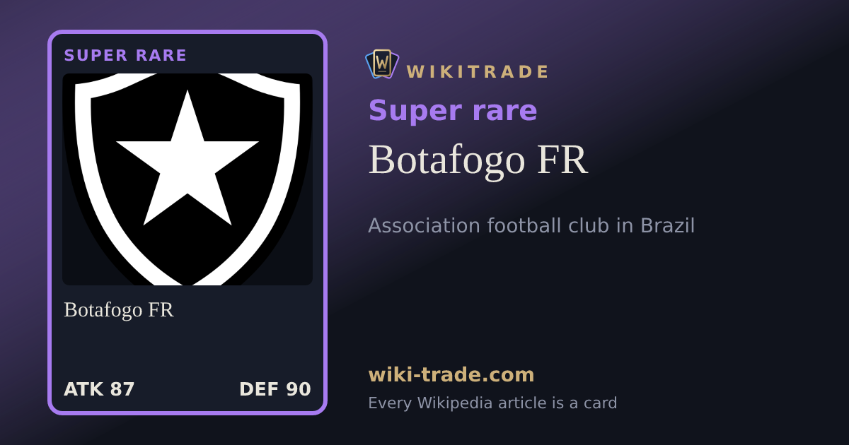 Botafogo FR — Super rare card