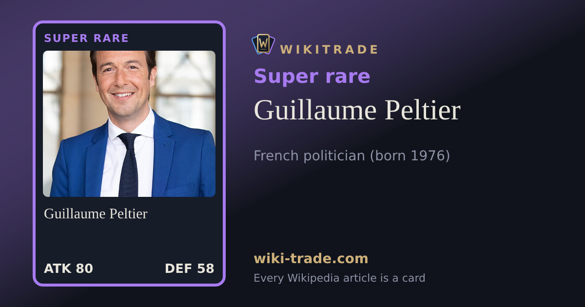 Guillaume Peltier — Super rare card