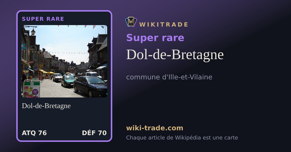 Dol-de-Bretagne — carte Super rare
