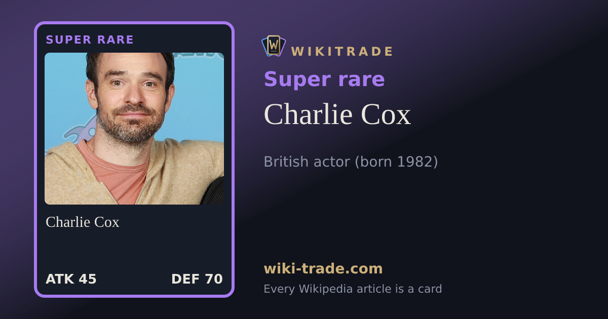 Charlie Cox — Super rare card