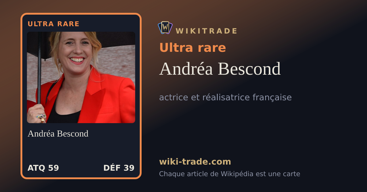 Andréa Bescond — carte Ultra rare