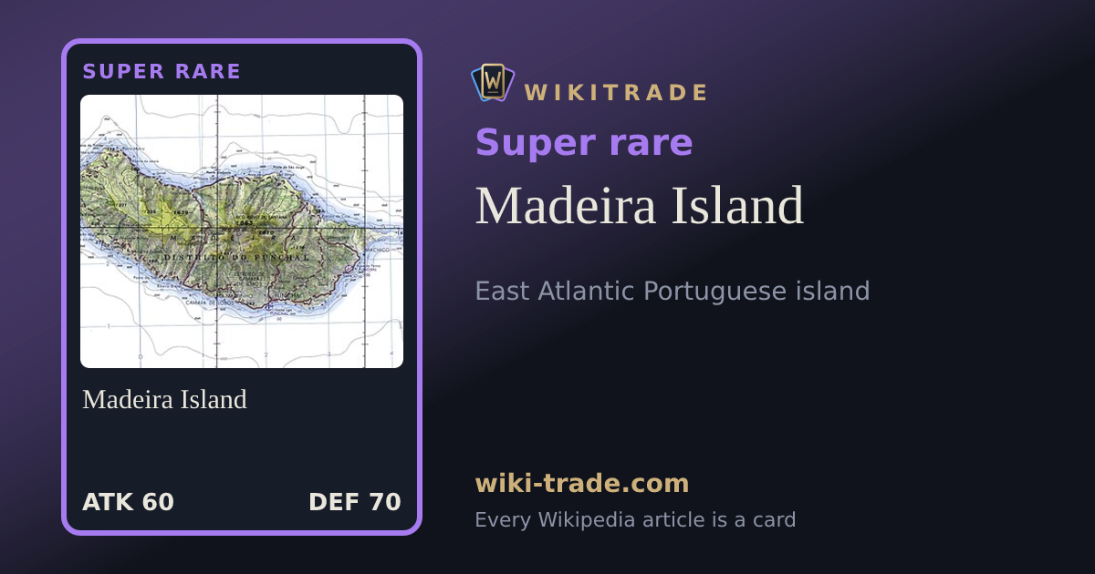 Madeira Island — Super rare card