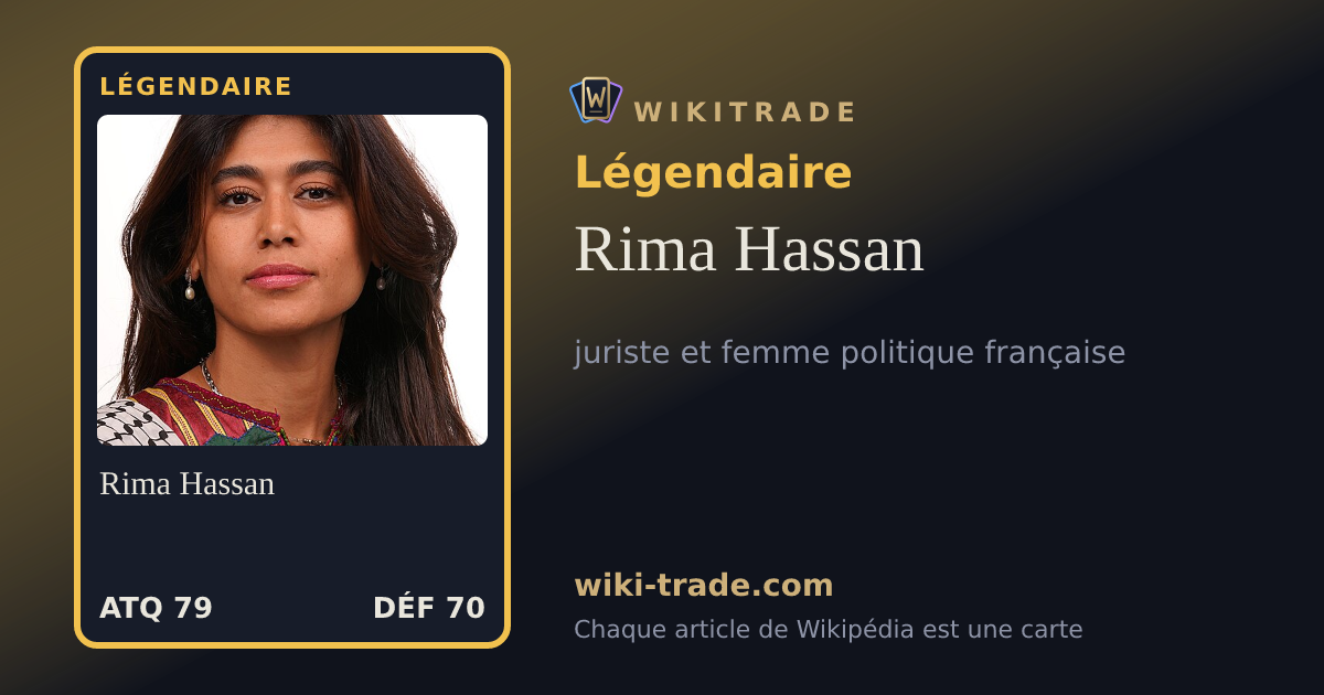 Rima Hassan — carte Légendaire