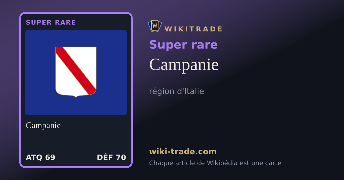 Campanie — carte Super rare