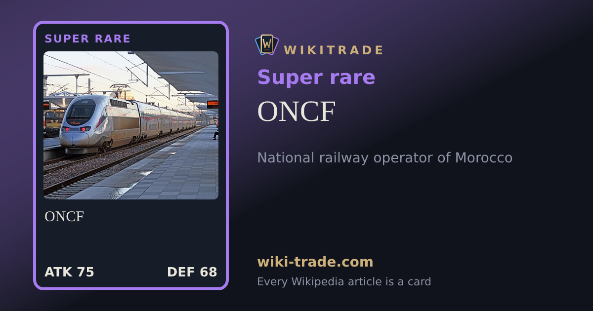 ONCF — Super rare card