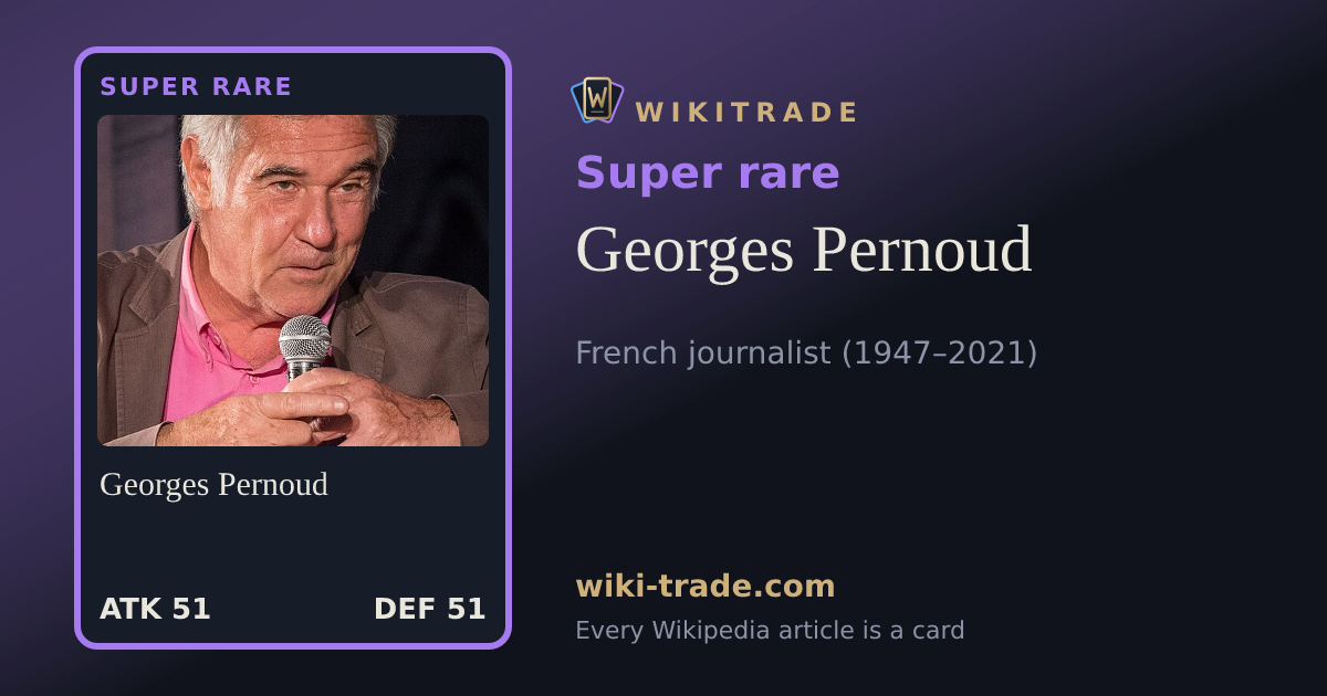 Georges Pernoud — Super rare card