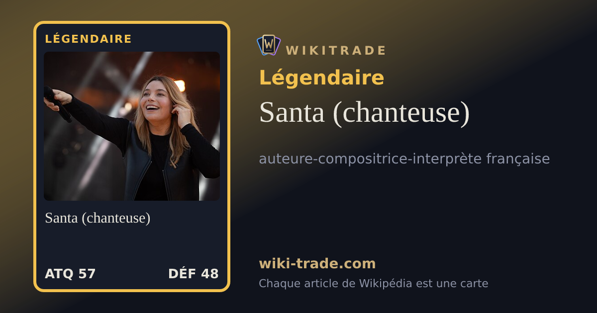 Santa (chanteuse) — carte Légendaire
