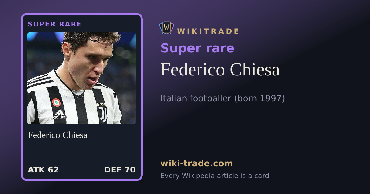 Federico Chiesa — Super rare card