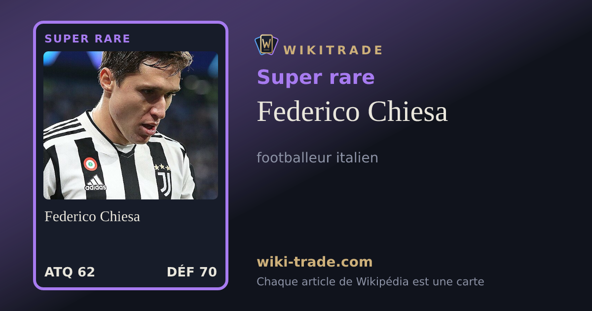Federico Chiesa — carte Super rare