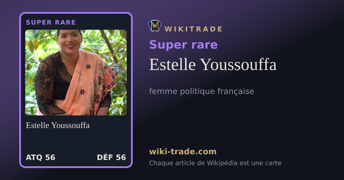 Estelle Youssouffa — carte Super rare