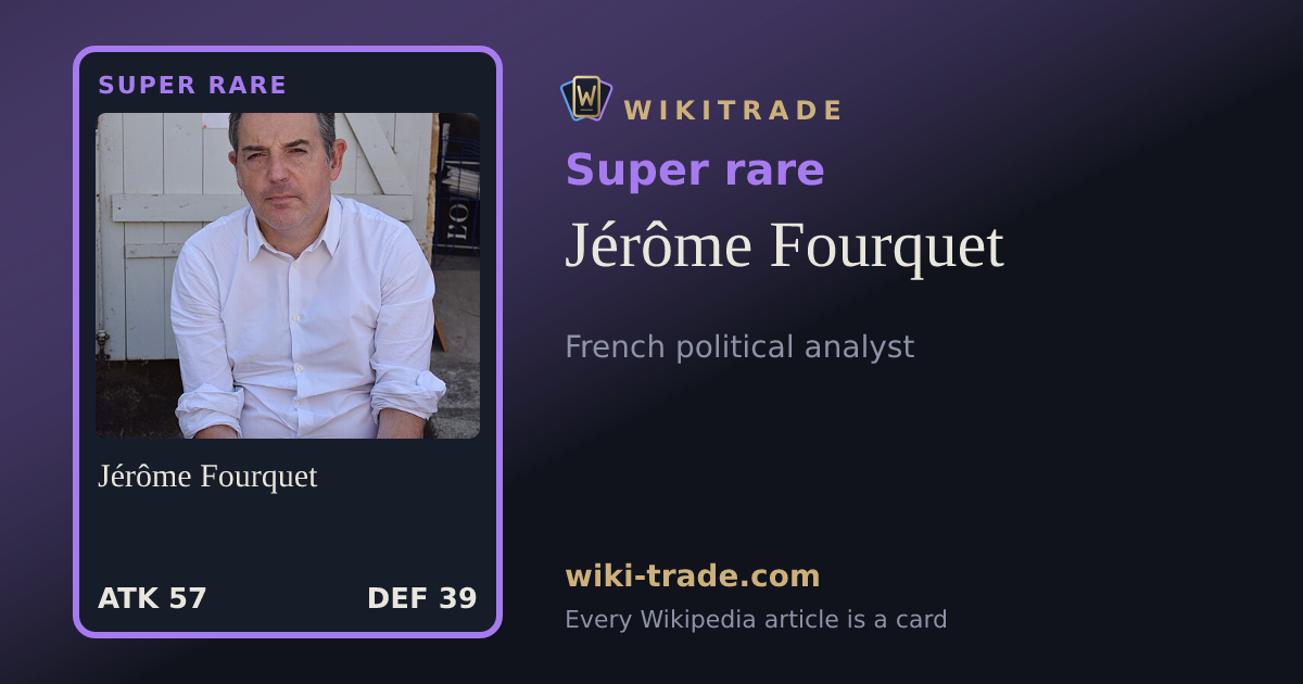 Jérôme Fourquet — Super rare card