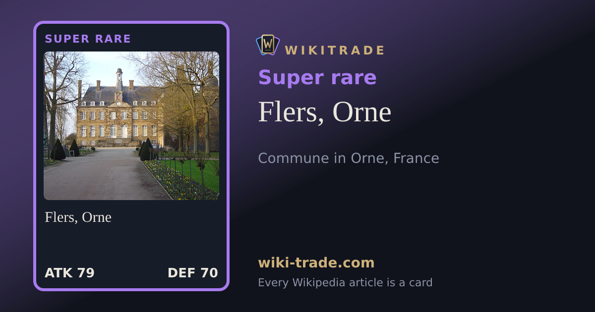 Flers, Orne — Super rare card