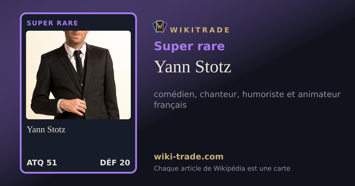 Yann Stotz — carte Super rare